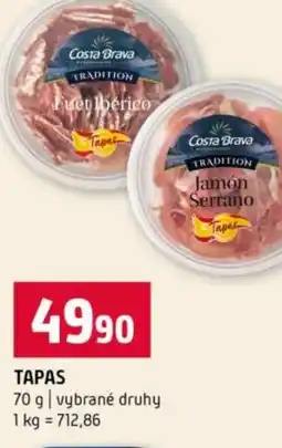 Terno Costa Brava Tapas nabídka