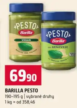 Terno Barilla pesto nabídka