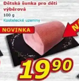 ESO MARKET Dětská šunka pro děti výběrová nabídka