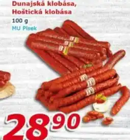 ESO MARKET Dunajská klobása, Hoštická klobása nabídka
