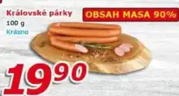 ESO MARKET Královské párky nabídka