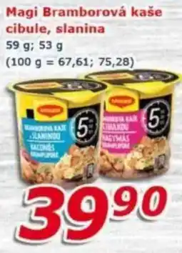 ESO MARKET Magi Bramborová kaše cibule, slanina nabídka