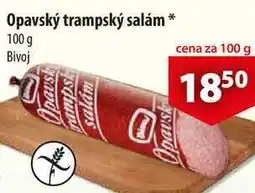 CBA Opavský trampský salám, 100 g nabídka