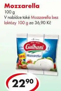 CBA Mozzarella, 100 g nabídka