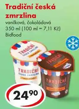 CBA Tradiční česká zmrzlina, 350 ml nabídka