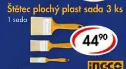 CBA Štětec plochý plast, sada 3 ks nabídka