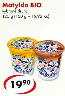 CBA Matylda BIO, 125 g nabídka