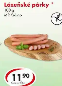 CBA Lázeňské párky, 100 g nabídka
