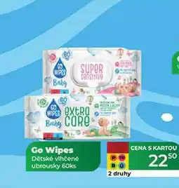 Tamda Foods Go Wipes Dětské vlhčené ubrousky 60ks nabídka