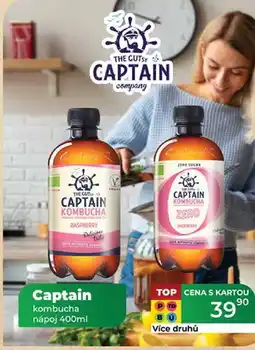 Tamda Foods Captain kombucha nápoj 400ml nabídka