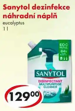 CBA Sanytol dezinfekce náhradní náplň, 1 l nabídka
