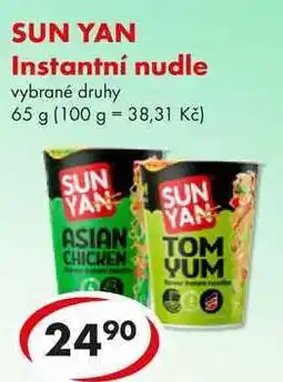 CBA SUN YAN Instantní nudle, 65 g nabídka