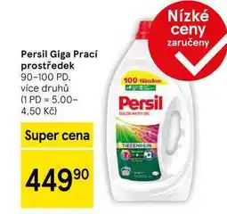 Tesco Persil Giga Prací prostředek, 90-100 PD, více druhů nabídka