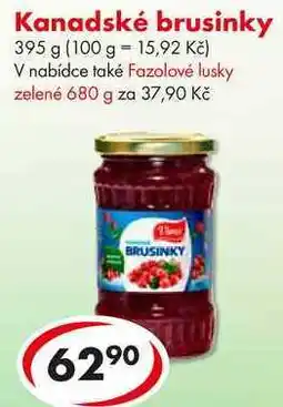 CBA Kanadské brusinky, 395 g nabídka