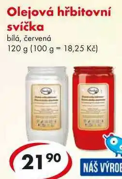 CBA Olejová hřbitovní svíčka, 120 g nabídka