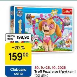 Tesco Trefl Puzzle se třpytkami, 100 dílků nabídka