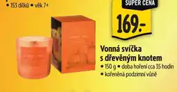 Albert Vonná svíčka s dřevěným knotem nabídka