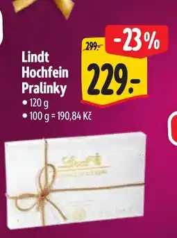 Albert Lindt Hochfein Pralinky nabídka