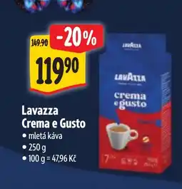 Albert Lavazza Crema e Gusto nabídka