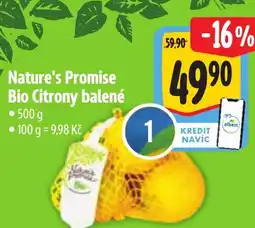 Albert Nature's Promise Bio Citrony balené nabídka