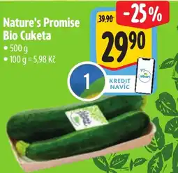 Albert Nature's Promise Bio Cuketa nabídka