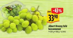 Albert Albert Hrozny bílé bezsemenné nabídka