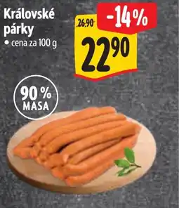 Albert Královské párky nabídka