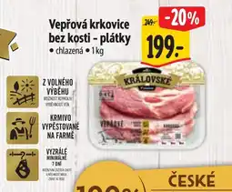 Albert Vepřová krkovice bez kosti-plátky nabídka