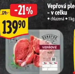 Albert Vepřová plec bez kosti - v celku nabídka