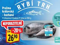 Albert Pražma královská - kuchaná nabídka