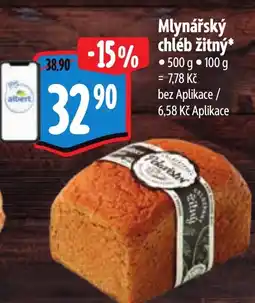 Albert Mlynářský chléb žitný nabídka