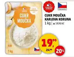 Penny Market CUKR MOUČKA KARLOVA KORUNA, 1 kg nabídka