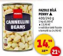 Penny Market FAZOLE BÍLÁ PENNY, 400/240 g nabídka
