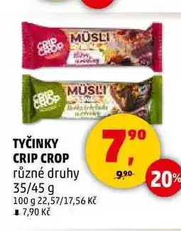 Penny Market TYČINKY CRIP CROP, 35/45 g nabídka