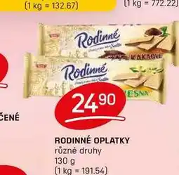 Flop RODINNÉ OPLATKY různé druhy 130 g nabídka
