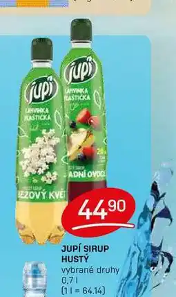 Flop JUPÍ SIRUP HUSTÝ vybrané druhy 0,7l nabídka