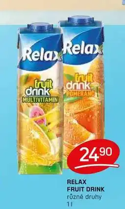 Flop RELAX FRUIT DRINK různé druhy 1l nabídka
