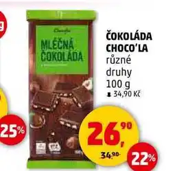 Penny Market ČOKOLÁDA CHOCO'LA, 100 g nabídka