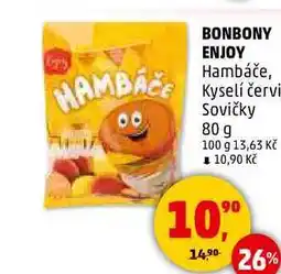 Penny Market BONBONY ENJOY Hambáče, 80 g nabídka