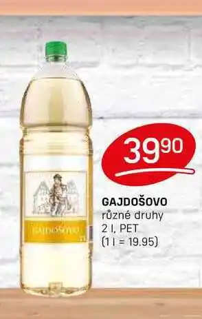 Flop GAJDOŠOVO různé druhy 21, PET nabídka