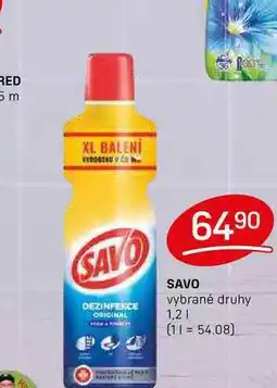 Flop SAVO vybrané druhy 1,2l nabídka