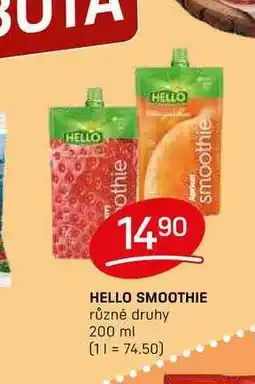 Flop HELLO SMOOTHIE různé druhy 200 ml nabídka
