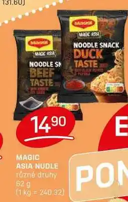 Flop MAGIC ASIA NUDLE různé druhy 62 g nabídka