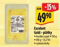 Albert Excelent Gold - plátky nabídka