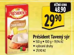 Albert Président Tavený sýr nabídka