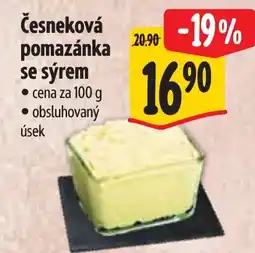 Albert Česneková pomazánka se sýrem nabídka