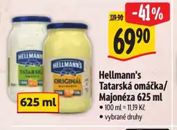 Albert HELLMANN'S Tatarská omáčka/ Majonéza nabídka