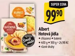 Albert Albert Hotová jídla nabídka