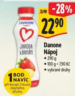 Albert Danone Nápoj nabídka