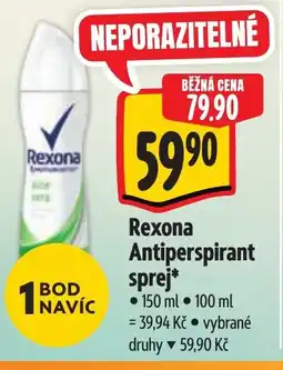Albert Rexona Antiperspirant sprej nabídka